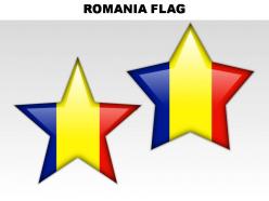 Romania country powerpoint flags