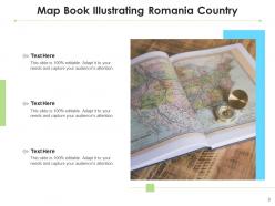 Romania map political map country map continent illustration romania