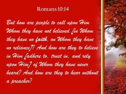 Romans 10 14 they hear without someone powerpoint church sermon