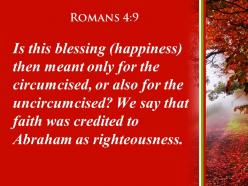 Romans 4 9 the circumcised or also powerpoint church sermon