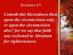 Romans 4 9 the circumcised or also powerpoint church sermon