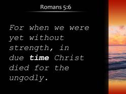 Romans 5 6 christ died for the ungodly powerpoint church sermon