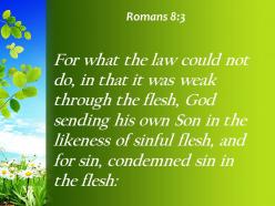 Romans 8 3 the law was powerless powerpoint church sermon