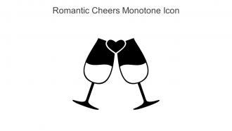 Romantic Cheers Monotone Icon In Powerpoint Pptx Png And Editable Eps Format