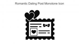 Romantic Dating Post Monotone Icon In Powerpoint Pptx Png And Editable Eps Format
