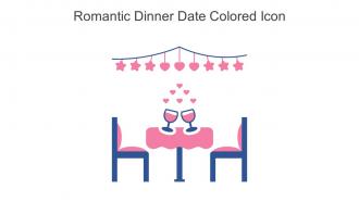 Romantic Dinner Date Colored Icon In Powerpoint Pptx Png And Editable Eps Format