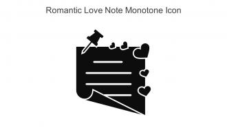 Romantic Love Note Monotone Icon In Powerpoint Pptx Png And Editable Eps Format