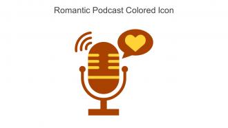 Romantic Podcast Colored Icon In Powerpoint Pptx Png And Editable Eps Format