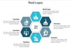 Roof logos ppt powerpoint presentation infographic template picture cpb
