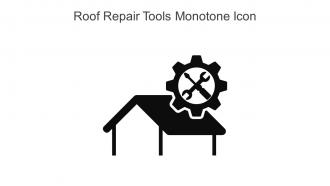 Roof Repair Tools Monotone Icon In Powerpoint Pptx Png And Editable Eps Format