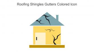 Roofing Shingles Gutters Colored Icon In Powerpoint Pptx Png And Editable Eps Format