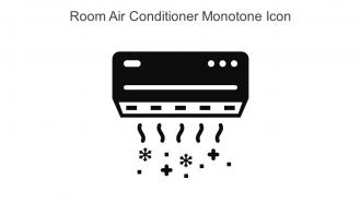 Room Air Conditioner Monotone Icon In Powerpoint Pptx Png And Editable Eps Format