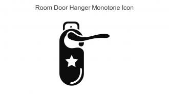 Room Door Hanger Monotone Icon In Powerpoint Pptx Png And Editable Eps Format