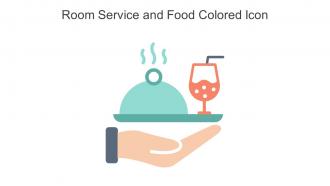 Room Service And Food Colored Icon In Powerpoint Pptx Png And Editable Eps Format