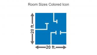 Room Sizes Colored Icon In Powerpoint Pptx Png And Editable Eps Format