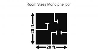 Room Sizes Monotone Icon In Powerpoint Pptx Png And Editable Eps Format