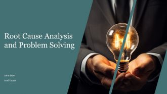 Root Cause Analysis And Problem Solving PPT Mockup AT