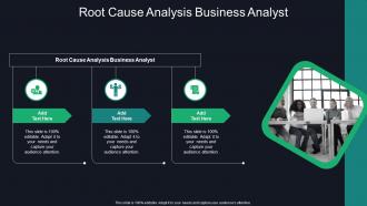 Root Cause Analysis Business Analyst In Powerpoint And Google Slides Cpb