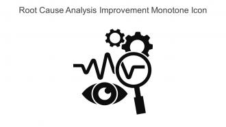 Root Cause Analysis Improvement Monotone Icon In Powerpoint Pptx Png And Editable Eps Format