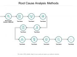 Root cause analysis methods ppt powerpoint presentation infographics influencers cpb