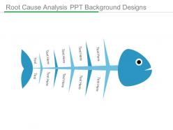 Root cause analysis ppt background designs
