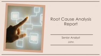 Root Cause Analysis Report PPT Demonstration AT
