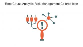 Root Cause Analysis Risk Management Colored Icon In Powerpoint Pptx Png And Editable Eps Format