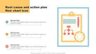 Root Cause And Action Plan Flow Chart Icon