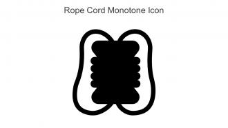 Rope Cord Monotone Icon In Powerpoint Pptx Png And Editable Eps Format