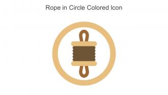 Rope In Circle Colored Icon In Powerpoint Pptx Png And Editable Eps Format