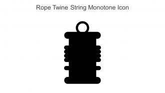 Rope Twine String Monotone Icon In Powerpoint Pptx Png And Editable Eps Format