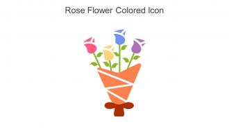 Rose Flower Colored Icon In Powerpoint Pptx Png And Editable Eps Format