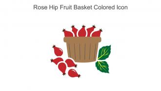 Rose Hip Fruit Basket Colored Icon In Powerpoint Pptx Png And Editable Eps Format