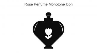 Rose Perfume Monotone Icon In Powerpoint Pptx Png And Editable Eps Format