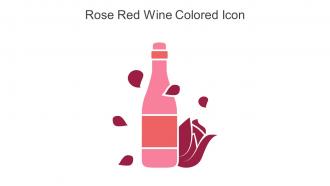 Rose Red Wine Colored Icon In Powerpoint Pptx Png And Editable Eps Format