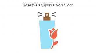 Rose Water Spray Colored Icon In Powerpoint Pptx Png And Editable Eps Format