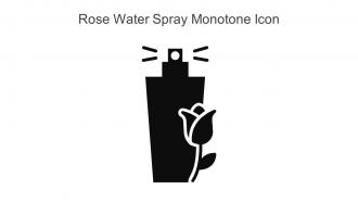 Rose Water Spray Monotone Icon In Powerpoint Pptx Png And Editable Eps Format
