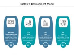 Rostows development model ppt powerpoint presentation summary visuals cpb
