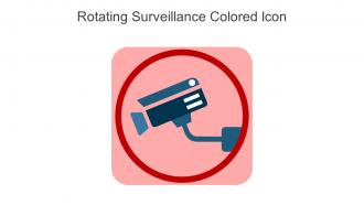 Rotating Surveillance Colored Icon In Powerpoint Pptx Png And Editable Eps Format