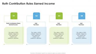 Roth Contribution Rules Earned Income In Powerpoint And Google Slides Cpb