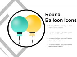 Round balloon icons