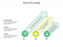 Round funding ppt powerpoint presentation infographics icons cpb