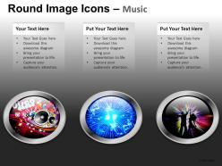 Round Image Icons Powerpoint Presentation Slides DB | PowerPoint Slide ...