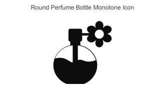 Round Perfume Bottle Monotone Icon In Powerpoint Pptx Png And Editable Eps Format
