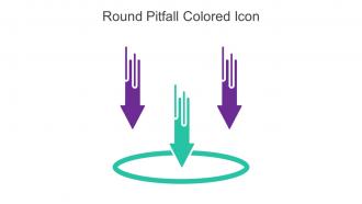 Round Pitfall Colored Icon In Powerpoint Pptx Png And Editable Eps Format