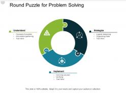 Round puzzle for problem solving