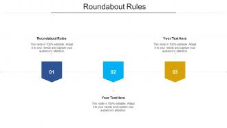 Roundabout rules ppt powerpoint presentation model grid cpb