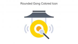 Rounded Gong Colored Icon In Powerpoint Pptx Png And Editable Eps Format