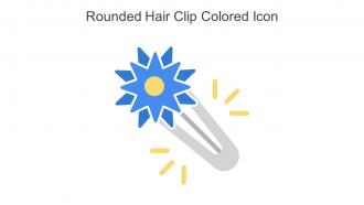 Rounded Hair Clip Colored Icon In Powerpoint Pptx Png And Editable Eps Format