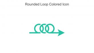 Rounded Loop Colored Icon In Powerpoint Pptx Png And Editable Eps Format